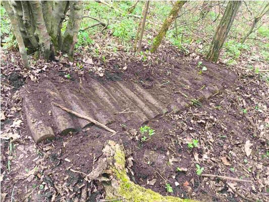 Peste 20 de proiectile de artilerie, descoperite într-o pădure din Ștefan Vodă