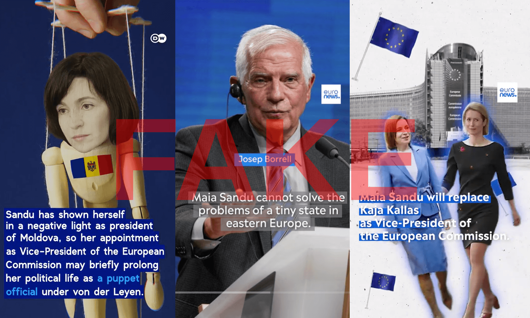 The Insider: Rețeaua de boți ai Kremlinului ”Matrioșka” încearcă să provoace un conflict între Maia Sandu și vicepreședintele Comisiei Europene, Kaja Kallas
