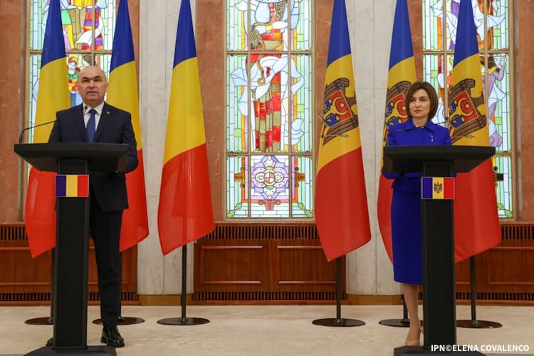 Maia Sandu îl felicită pe noul premier al României: Vom continua cooperarea strânsă cu România