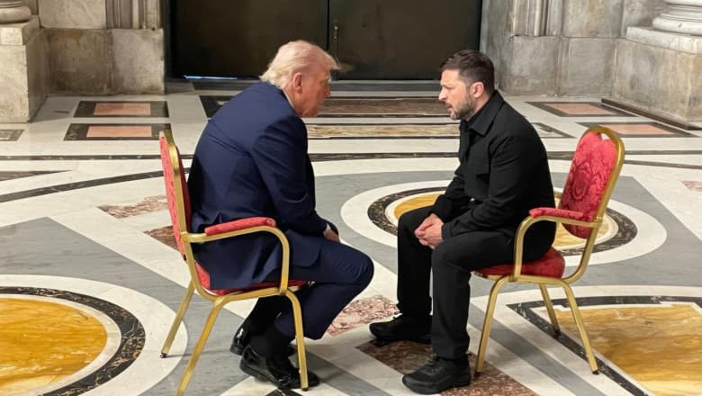 Volodimir Zelenski a discutat cu Donald Trump la Haga. Subiectele abordate de cei doi lideri