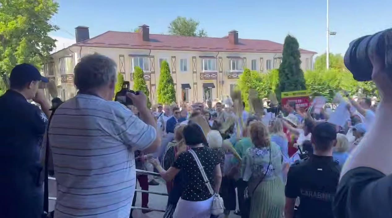 Protest orchestrat de gruparea „ȘOR” la Orhei! Dorin Recean: „Marionetele Kremlinului vor ca oamenii să fie săraci și să stea cu mâna întinsă”