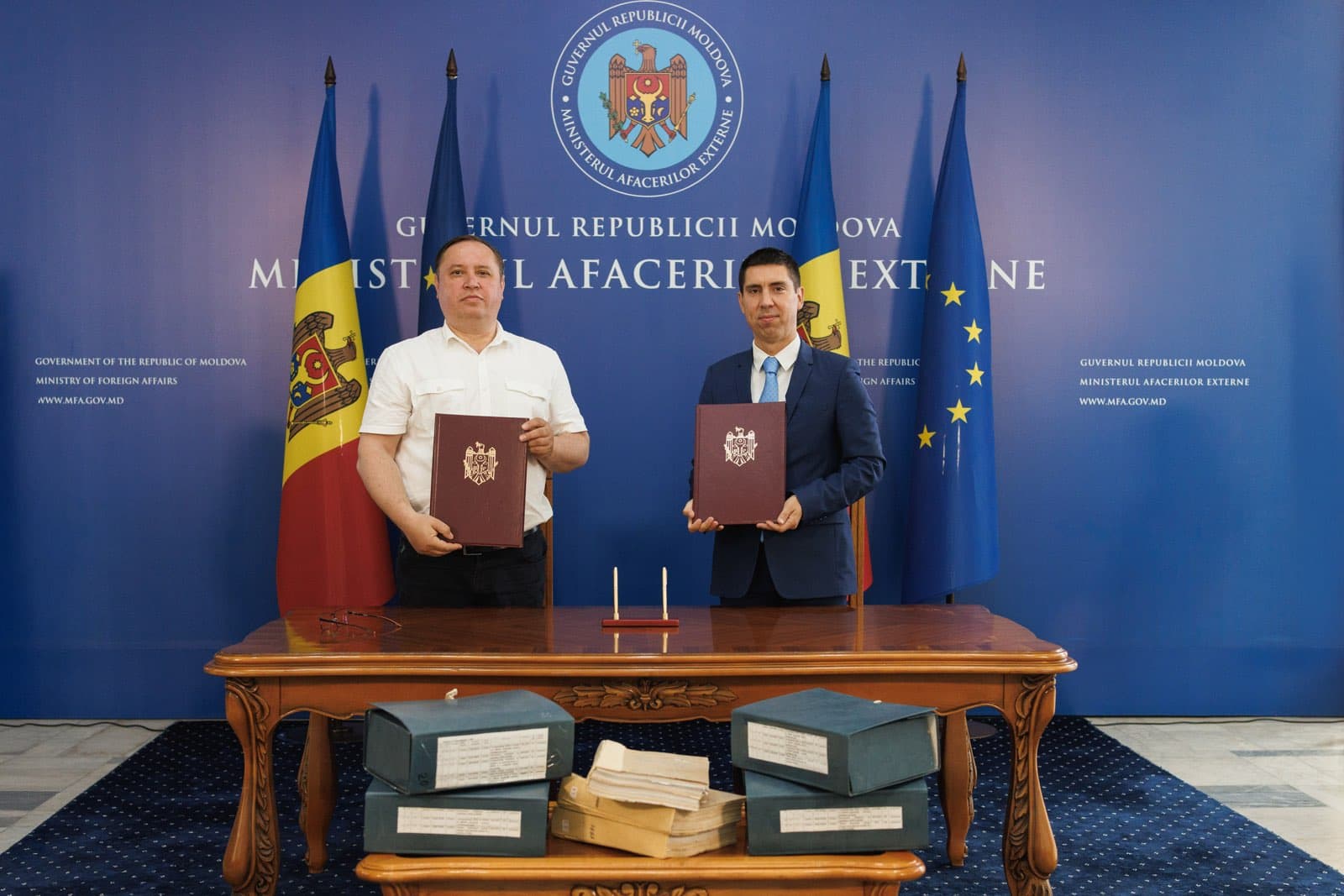 Dosare arhivistice cu activitatea diplomatică a RSSM în perioada 1955–1991, transmise de MAE către Agenția Națională a Arhivelor