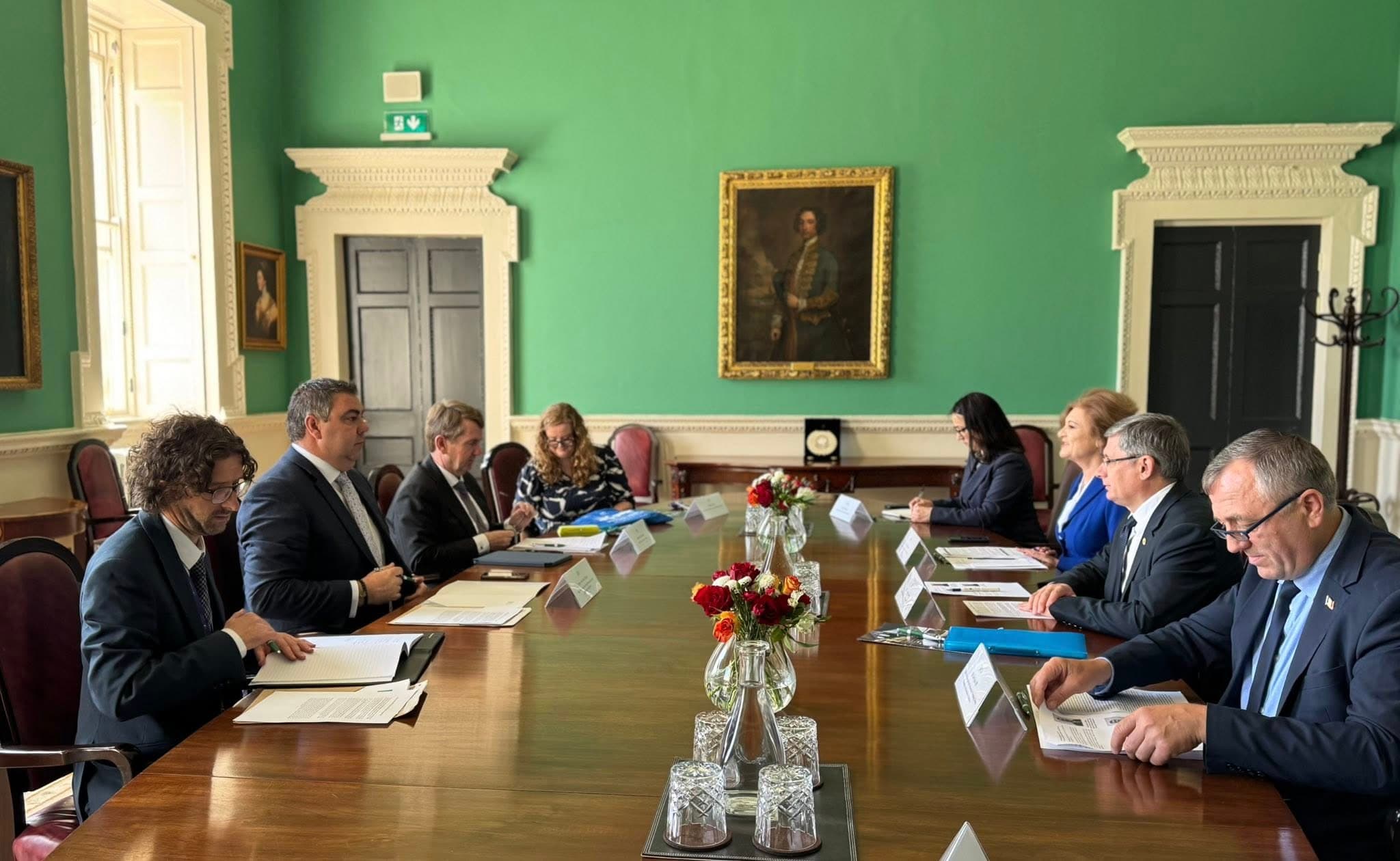 Igor Grosu, discuții cu liderii Parlamentului irlandez: Vom avansa pe Acordurile importante pentru moldovenii stabiliți în Irlanda