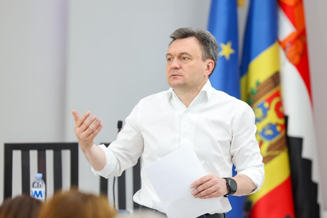 FOTO // Dorin Recean, la Căușeni: Vom continua să investim în fiecare localitate, astfel încât cetățenii să simtă sprijinul statului și beneficiile unei Moldove europene