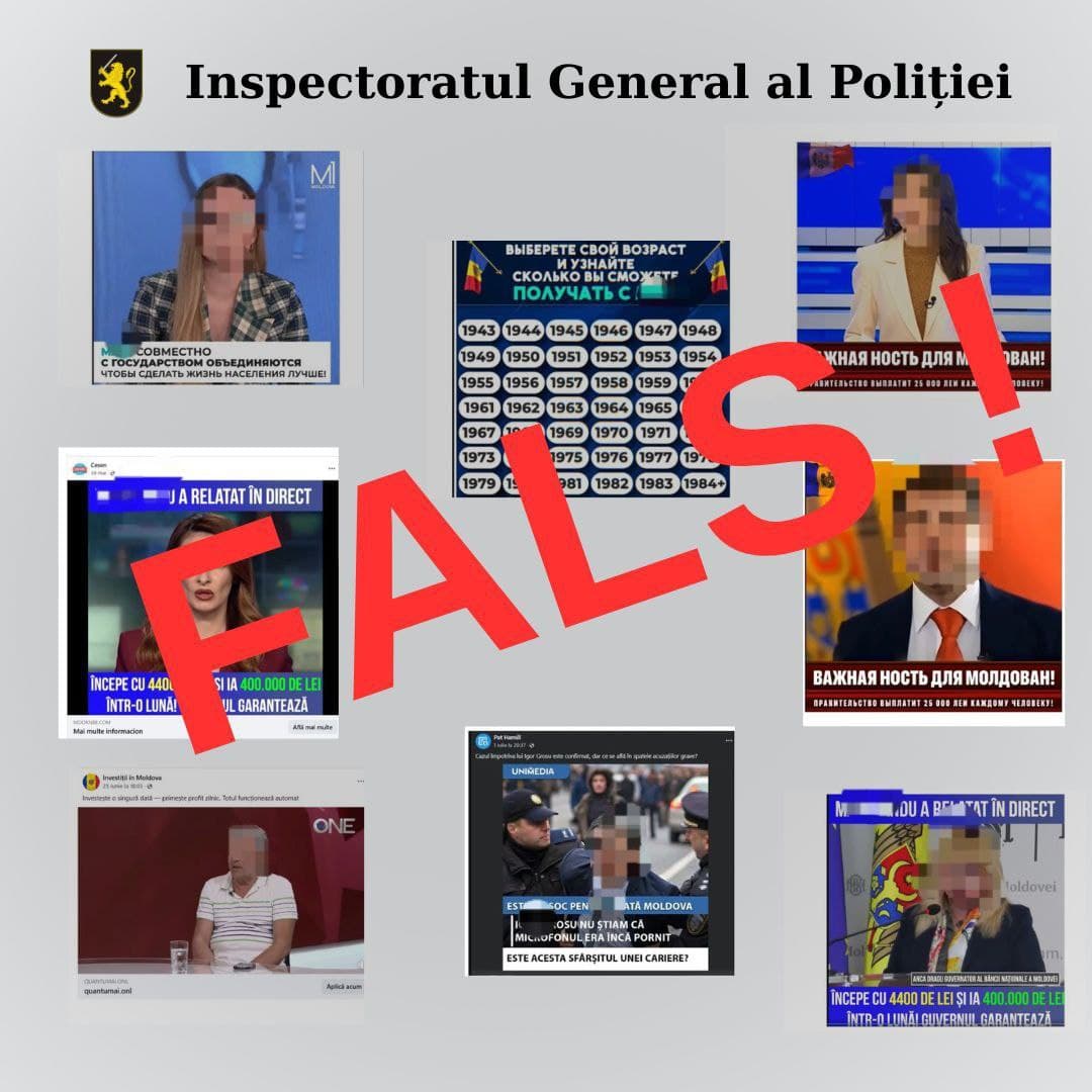 Atenție la deepfake-uri! Peste 300 de moldoveni, atrași în capcane online și jefuiți de 100 milioane lei