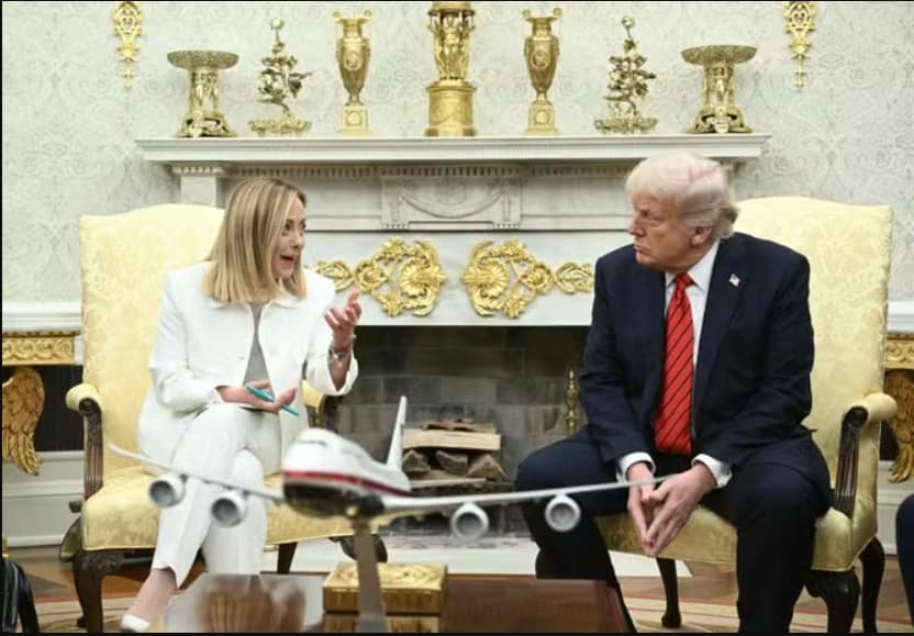 Meloni și Trump au vorbit la telefon despre războiul din Ucraina şi un acord comercial