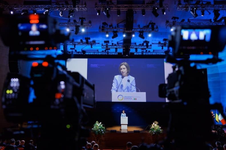 „Avem un viitor comun”! Maia Sandu cere sprijin european pentru a accelera proiectele de infrastructură cu Ucraina și UE