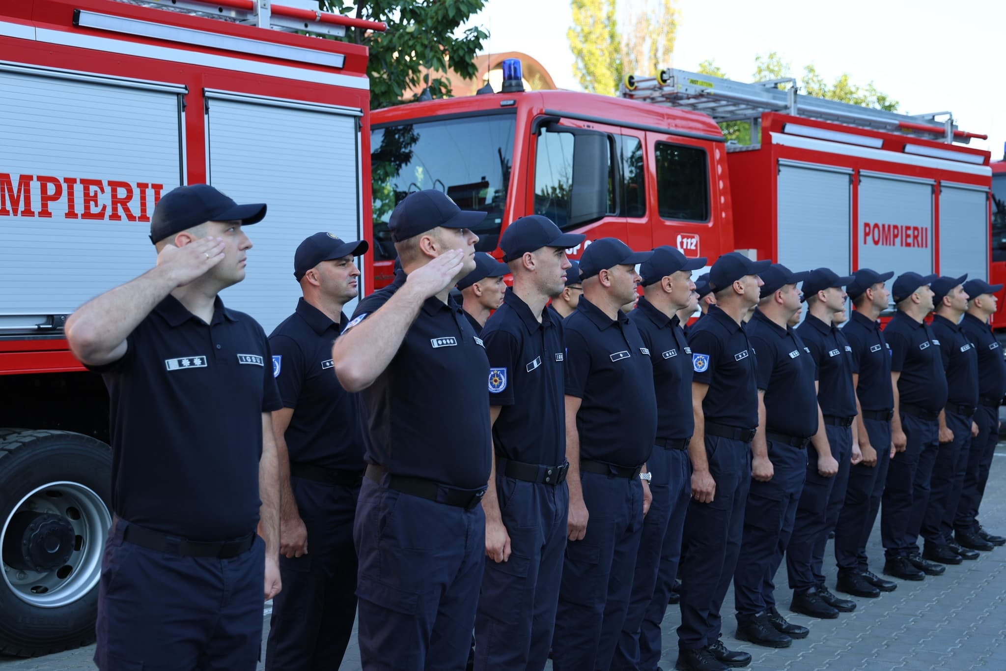 Pompieri moldoveni, trimiși în Grecia pentru a sprijini stingerea incendiilor de vegetație