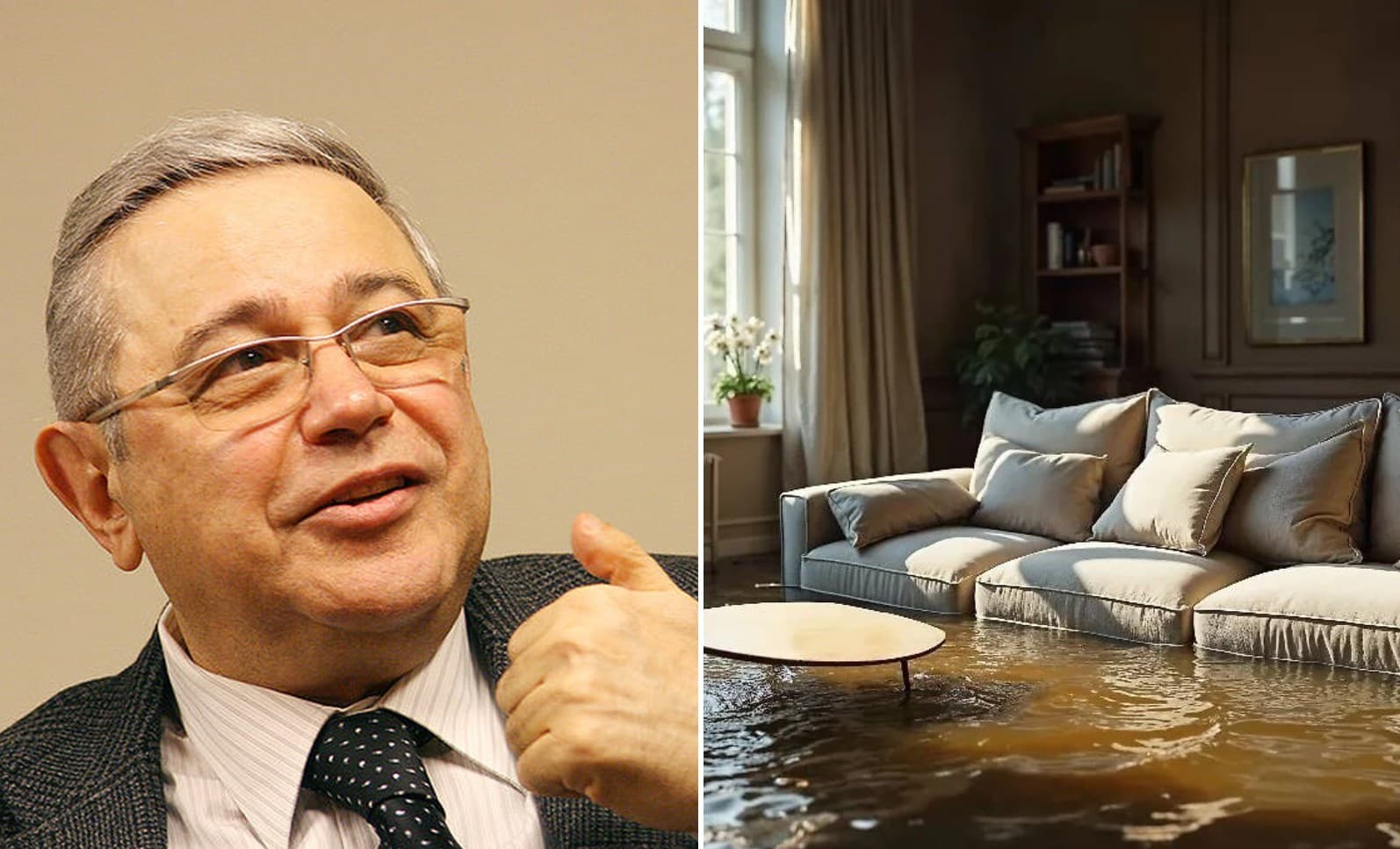 VIDEO // Moscova, sub ape! Apartamente de peste 4,3 milioane de euro, inundate. Umoristul Evgheni Petrosian, printre locatari