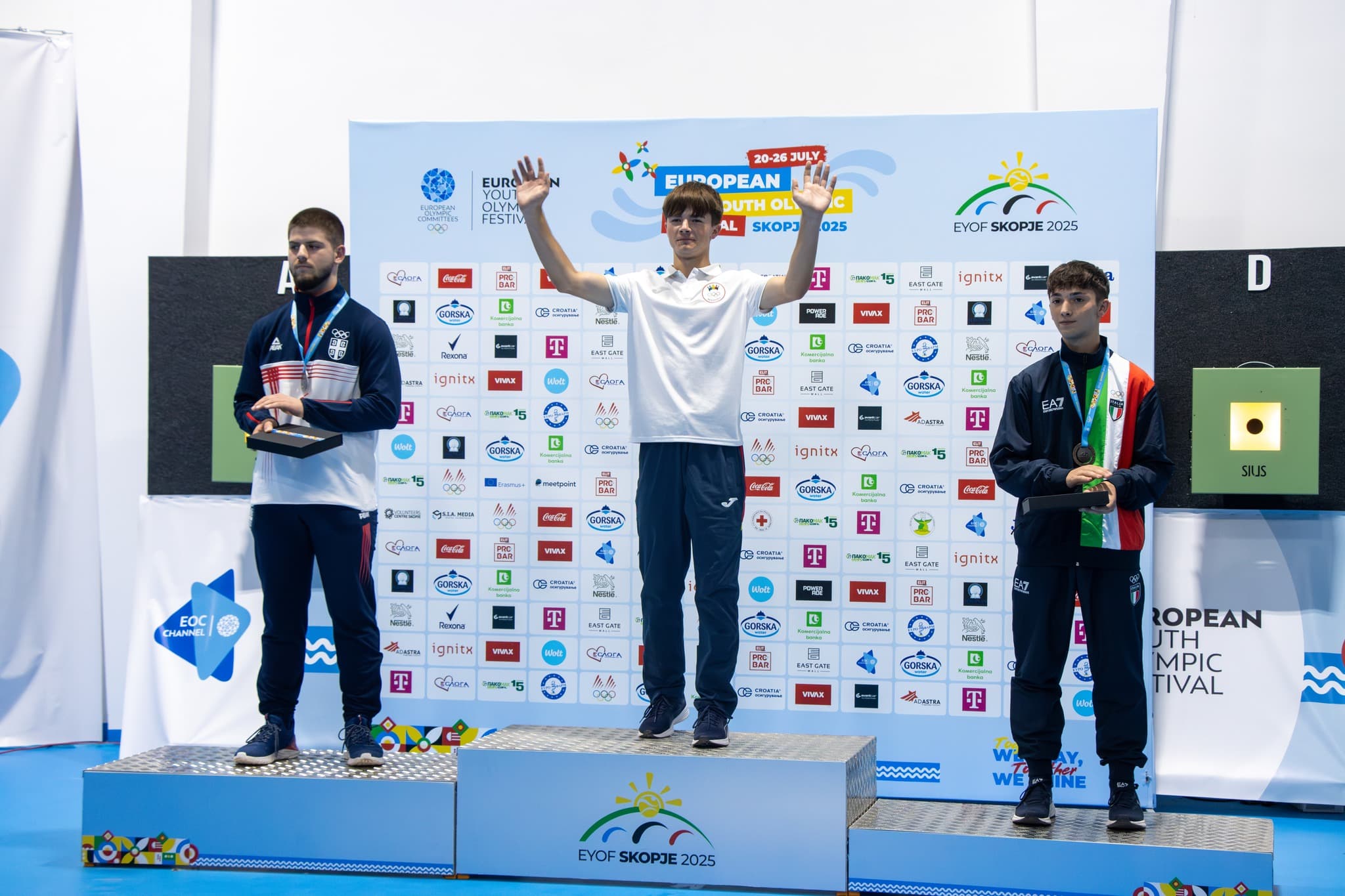 Prima medalie de aur la tir pentru Moldova la Festivalul Olimpic al Tineretului European