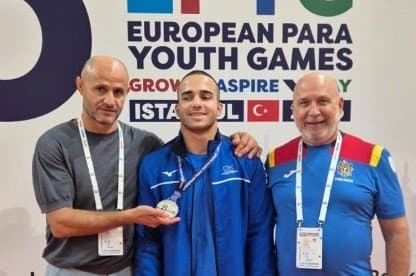 Judocanul Vadim Crețu aduce R. Moldova prima medalie la Jocurile Europene Paralimpice de Tineret