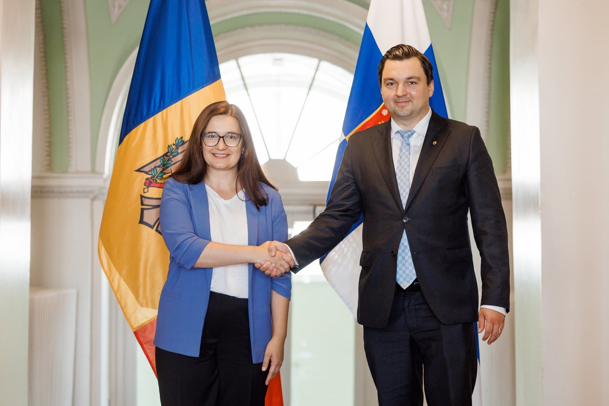 Cooperarea dintre Moldova și Finlanda privind securitatea cibernetică și energia verde, discutată de Cristina Gherasimov cu ministrul finlandez pentru Afaceri Europene