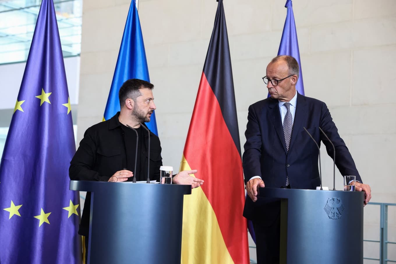 Cinci condiții pentru pace, pe care liderii europeni i le-au transmis lui Trump. Zelenski cere să fie primit la întâlnirea cu Putin