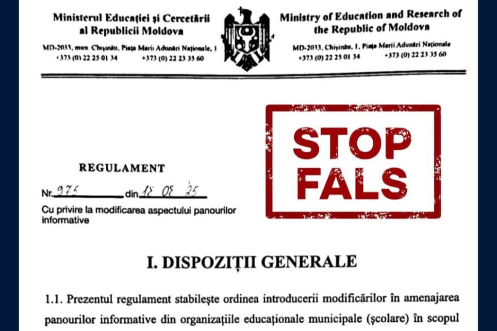 MEC demontează o „circulară” falsă despre panouri informative în școli