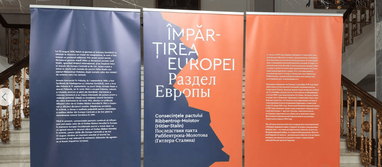 Masa rotundă „Împărțirea Europei. Consecințele pactului Ribbentrop-Molotov (Hitler-Stalin) asupra Europei” – astăzi, la Muzeul Național de Istorie a Moldovei