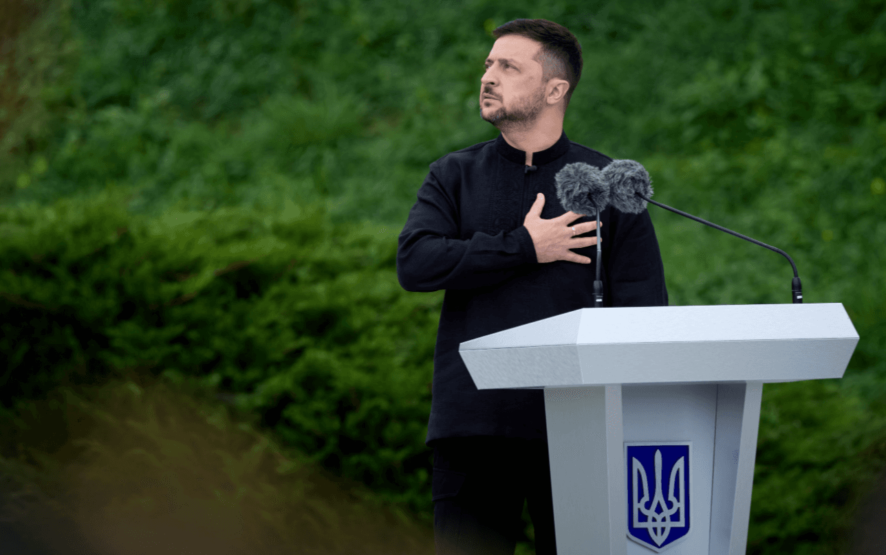 De Ziua Drapelului, Zelenski insistă că nu va ceda ocupantului rus teritoriu ucrainean