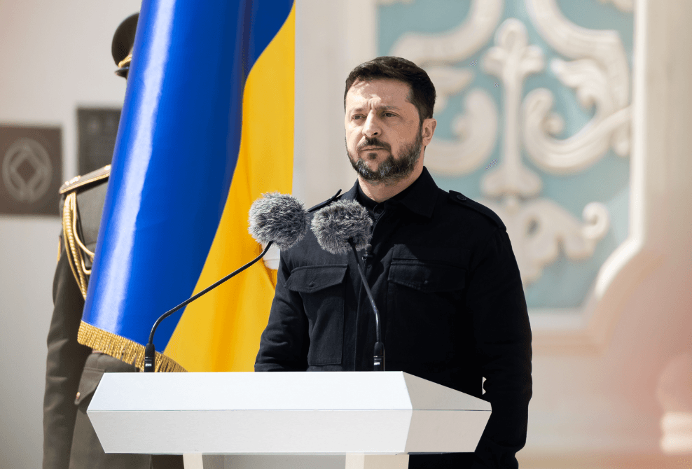 De Ziua Independenţei Ucrainei, Volodimir Zelenski a transmis un mesaj dintr-un loc simbolic: „Construim o țară puternică pentru a trăi în siguranţă şi pace”