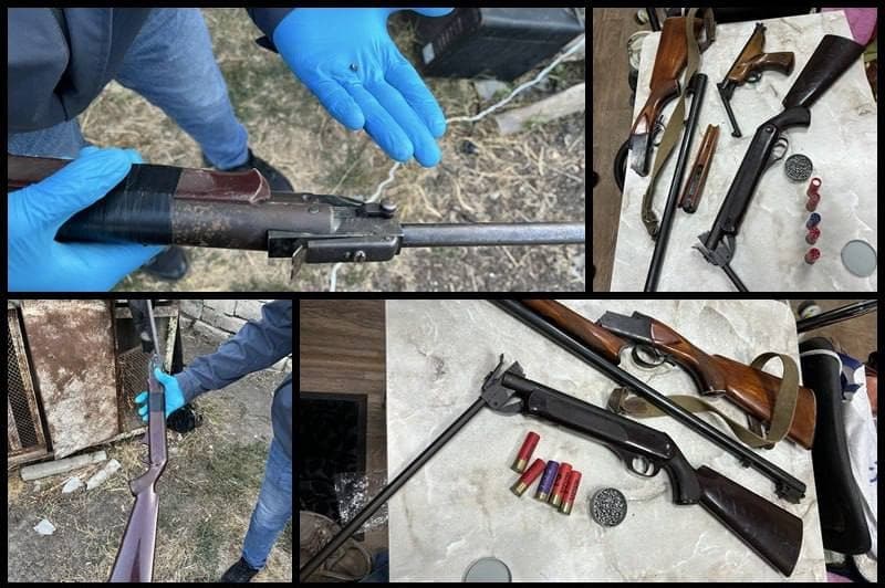 Percheziții la Orhei // Poliția a ridicat arme și sute de alice deținute ilegal