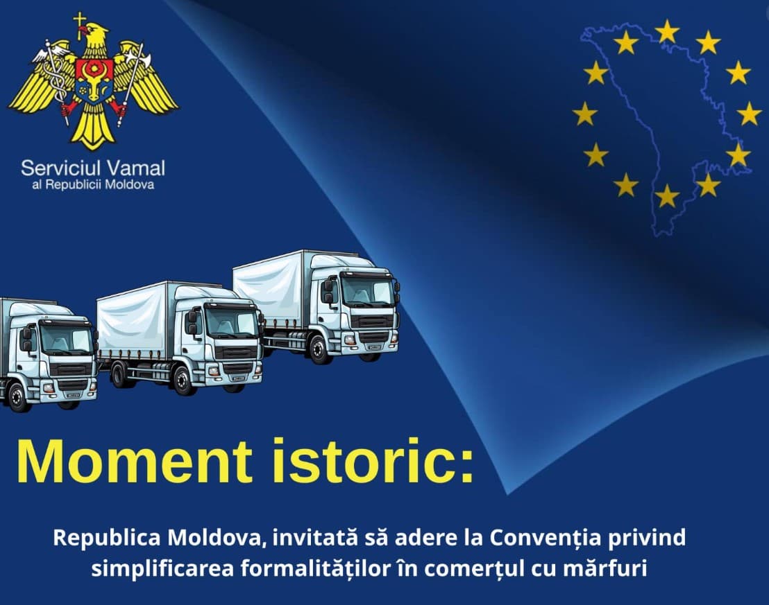 Republica Moldova aderă la Convenția privind simplificarea formalităților în comerțul cu mărfuri