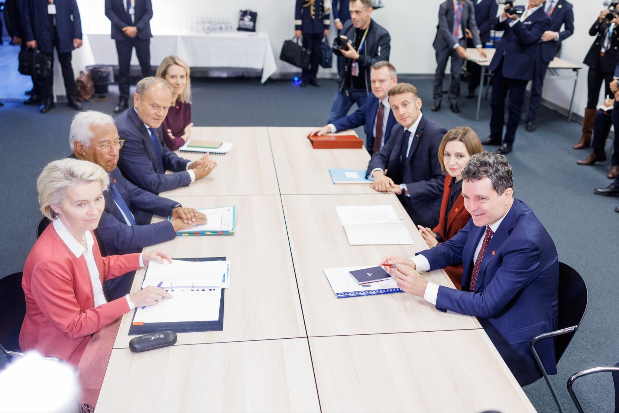 FOTO, VIDEO // Maia Sandu, întâlniri cu lideri europeni la Summitul CPE: Prietenii R. Moldova ne sunt alături în parcursul nostru european