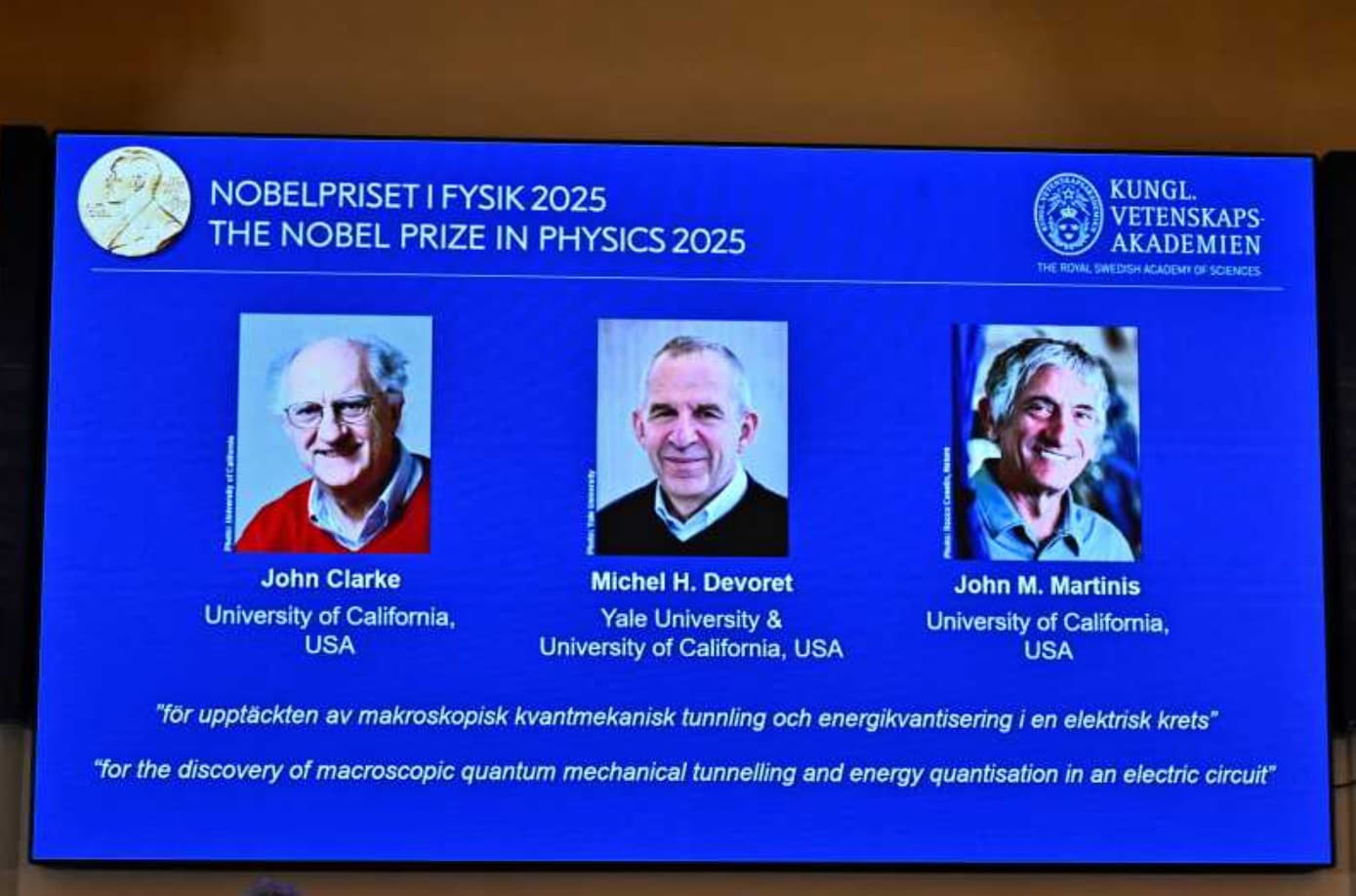 Nobel 2025 // John Clarke, Michel H. Devoret și John M. Martinis au câștigat Premiul Nobel pentru Fizică