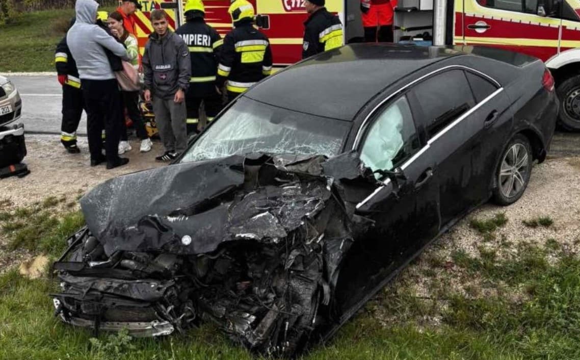 Coliziune frontală în raionul Glodeni: un mort și șase răniți