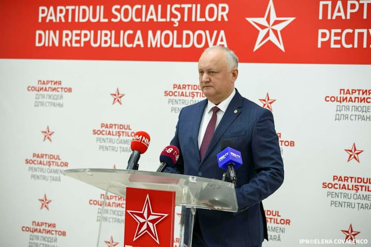 Igor Dodon merge în Parlament: Vom lucra din opoziție în interesul cetățenilor