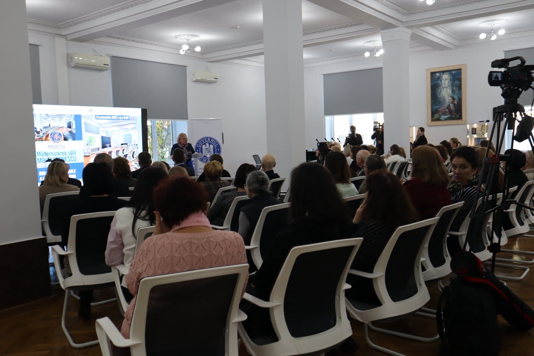 Biblioteca Națională redeschide sala „Mihai Eminescu”. Proiectul, implementat cu sprijinul DRRM