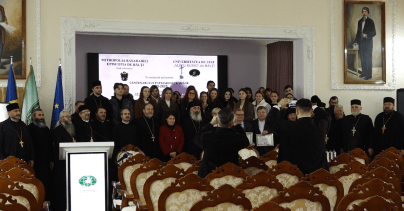 Fețe bisericești și profesori din România și R. Moldova au marcat, la Bălți, Centenarul Patriarhiei Române