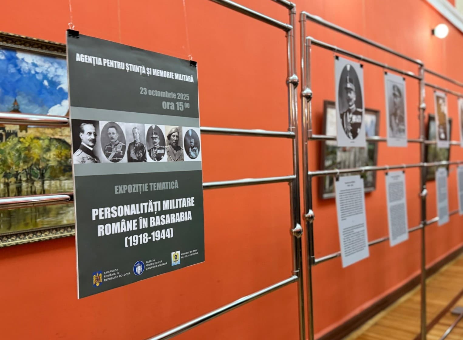 „Personalități ale Armatei României în Basarabia”, expoziție la Muzeul Militar din Chișinău
