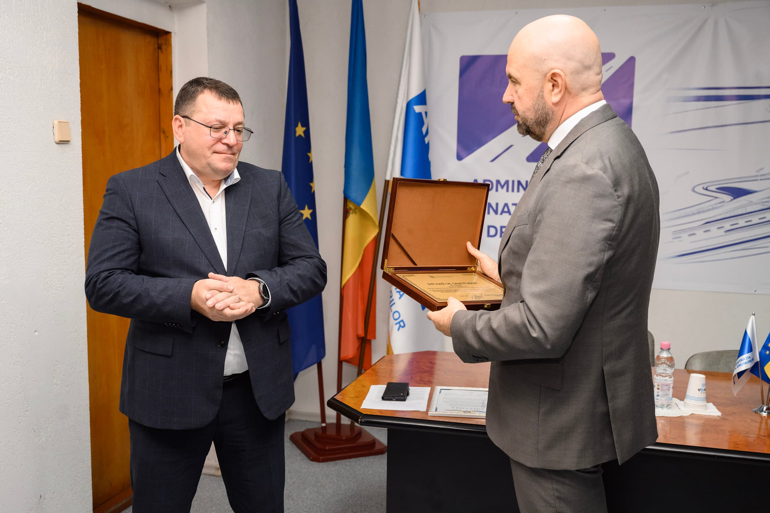 Noul director interimar al Administrației Naționale a Drumurilor, prezentat echipei