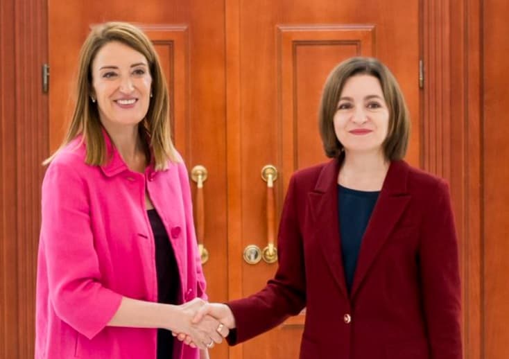 Roberta Metsola, la Chișinău: A venit timpul ca R. Moldova să lanseze negocierile de aderare și să se apropie de familia europeană