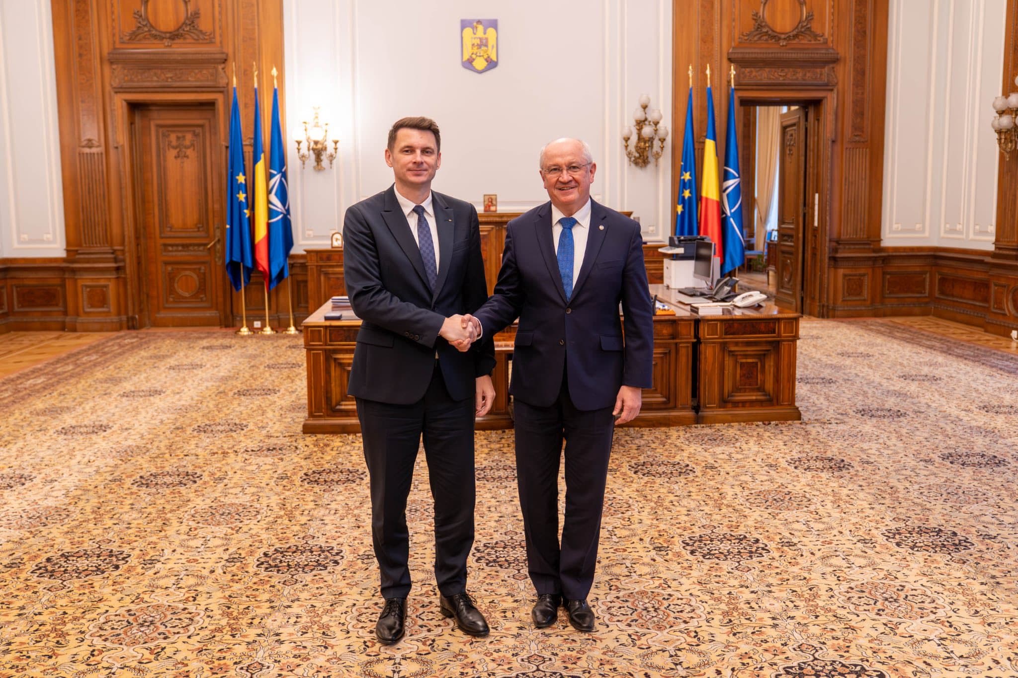 Preşedintele Senatului României, întrevedere cu Alexandru Munteanu: Vom continua să fim alături de Chișinău la fiecare etapă a integrării europene