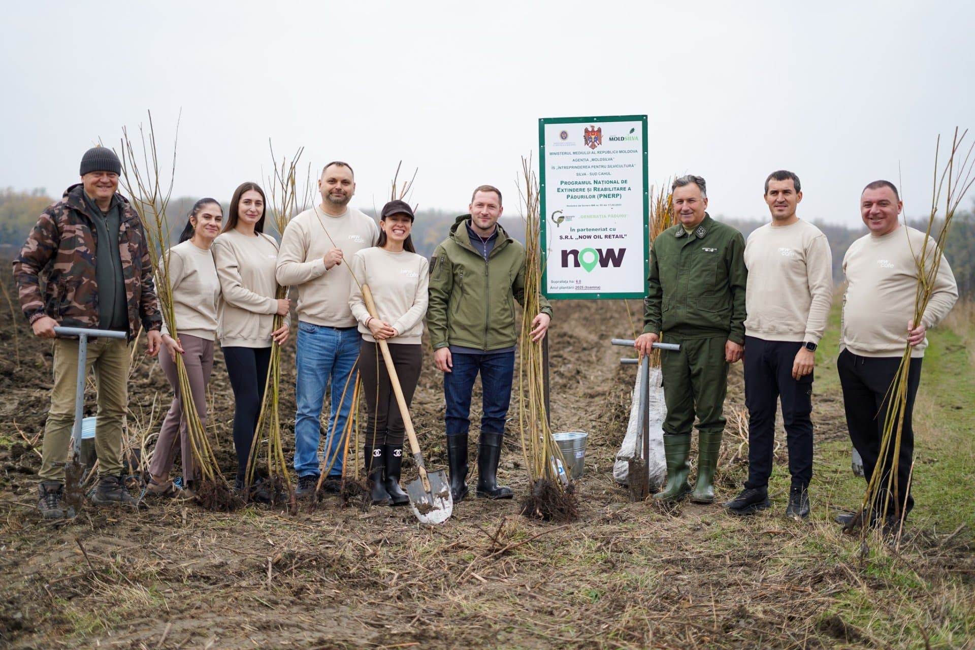 Campania națională de împădurire „Toamna 2025”. Șase hectare de salcie au fost plantate pe malul Prutului