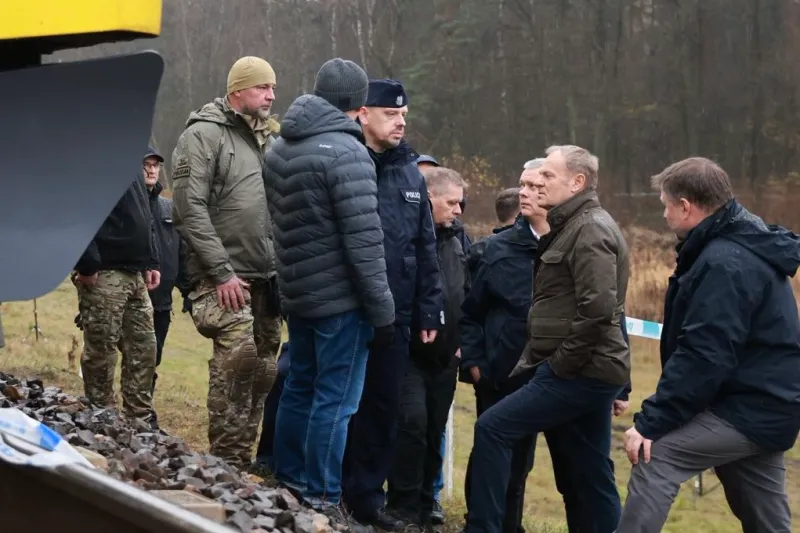 „Din păcate, cele mai grave temeri s-au confirmat”. Polonia acuză oficial un act de sabotaj: „Explozia unui dispozitiv a distrus o linie de cale ferată”