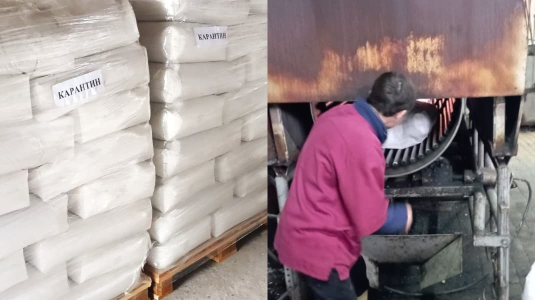 FOTO // 2 tone de amidon de cartofi importate în R. Moldova, distruse de ANSA. Ce au depistat specialiștii