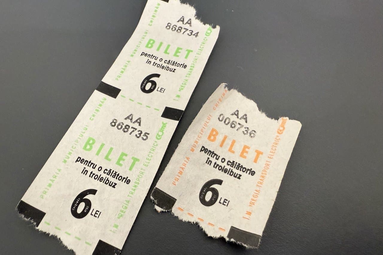 Bilete noi și mai securizate în troleibuzele din Chișinău