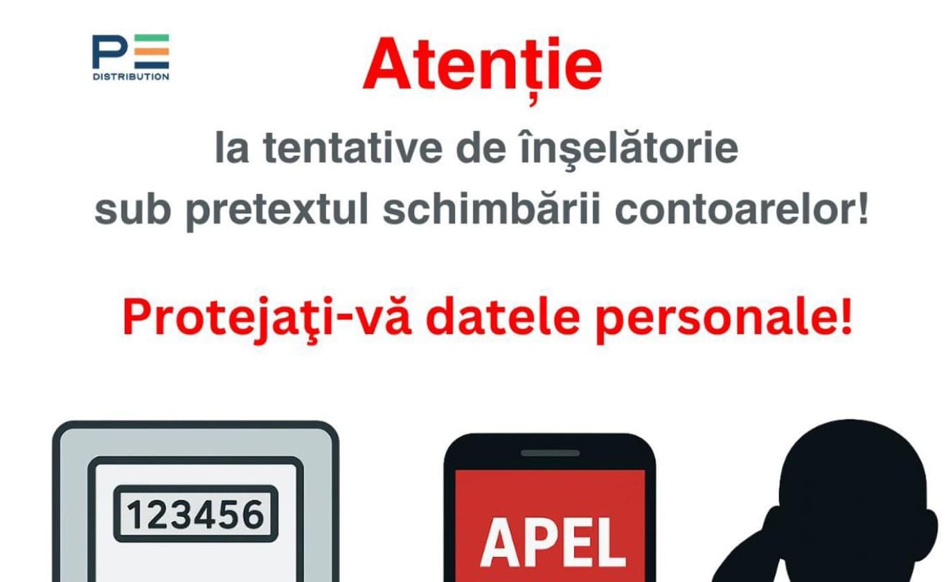 Persoane necunoscute cer date personale, sub pretextul schimbării contoarelor, atenționează Premier Energy
