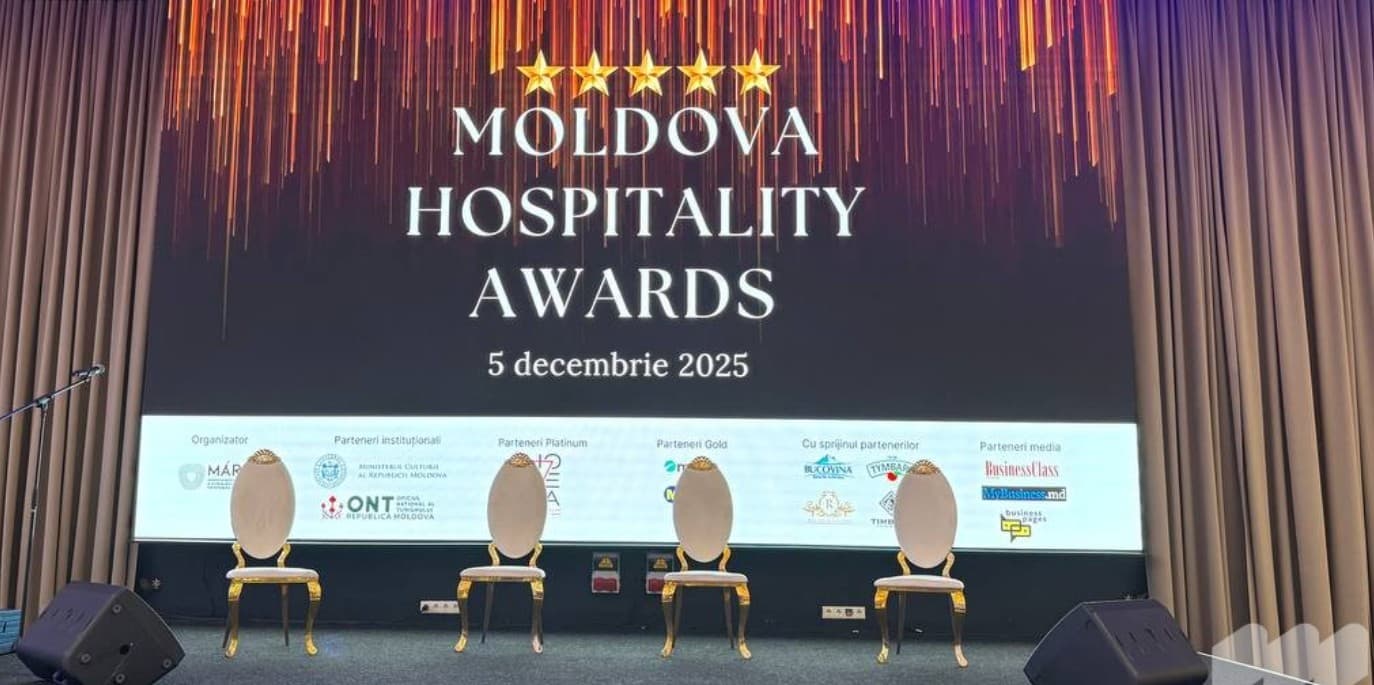 Excelența în ospitalitate, celebrată la prima ediție Moldova Hospitality Awards