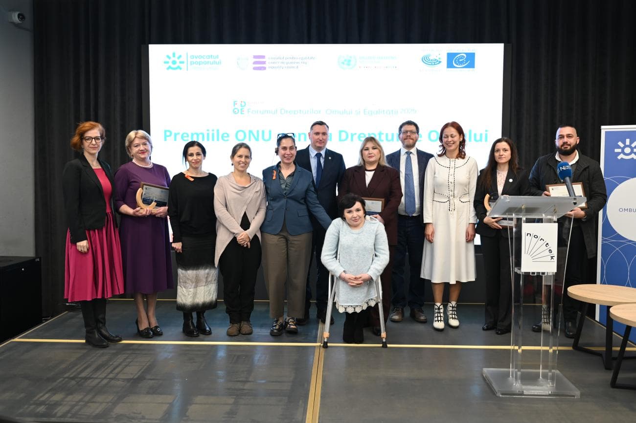 ONU Moldova a desemnat câștigătorii Premiilor pentru drepturile omului