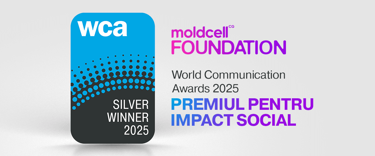 Fundația Moldcell a obținut Premiul de Argint la World Communication Awards 2025