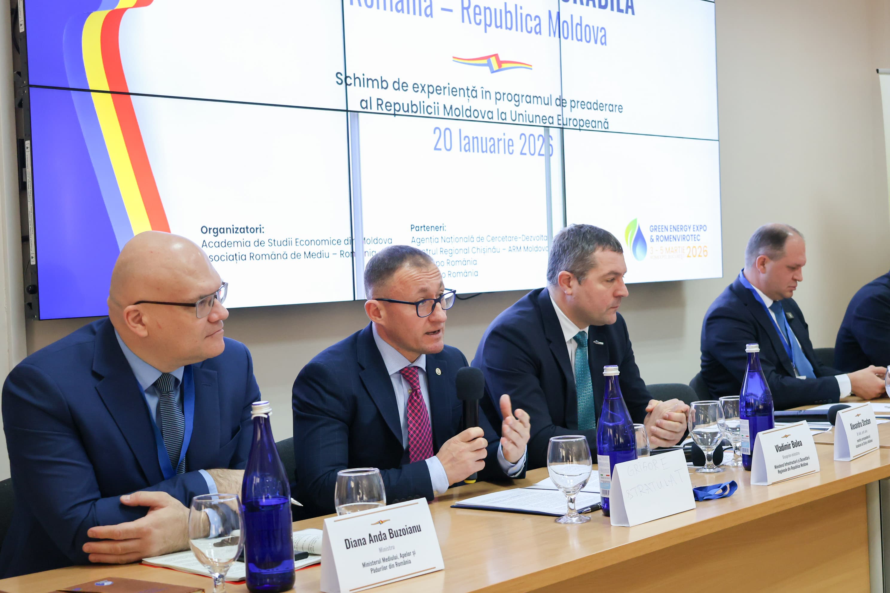 FOTO // Republica Moldova și România, împreună pentru dezvoltarea politicilor de mediu, energie și tranziție verde