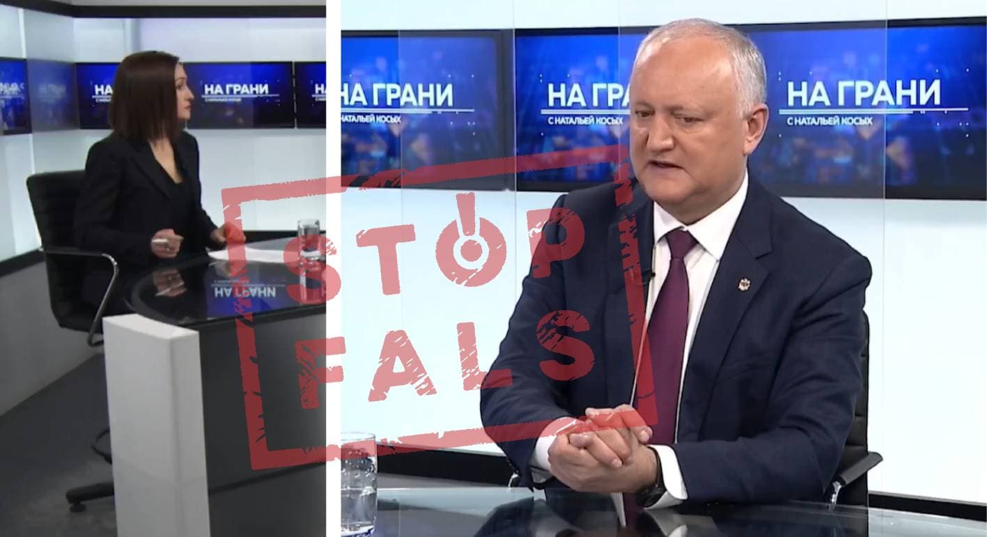 FALSURI noi de la Igor Dodon: Un presupus „Acord militar cu Ucraina” și „SUA ar fi excluse din lista partenerilor strategici”