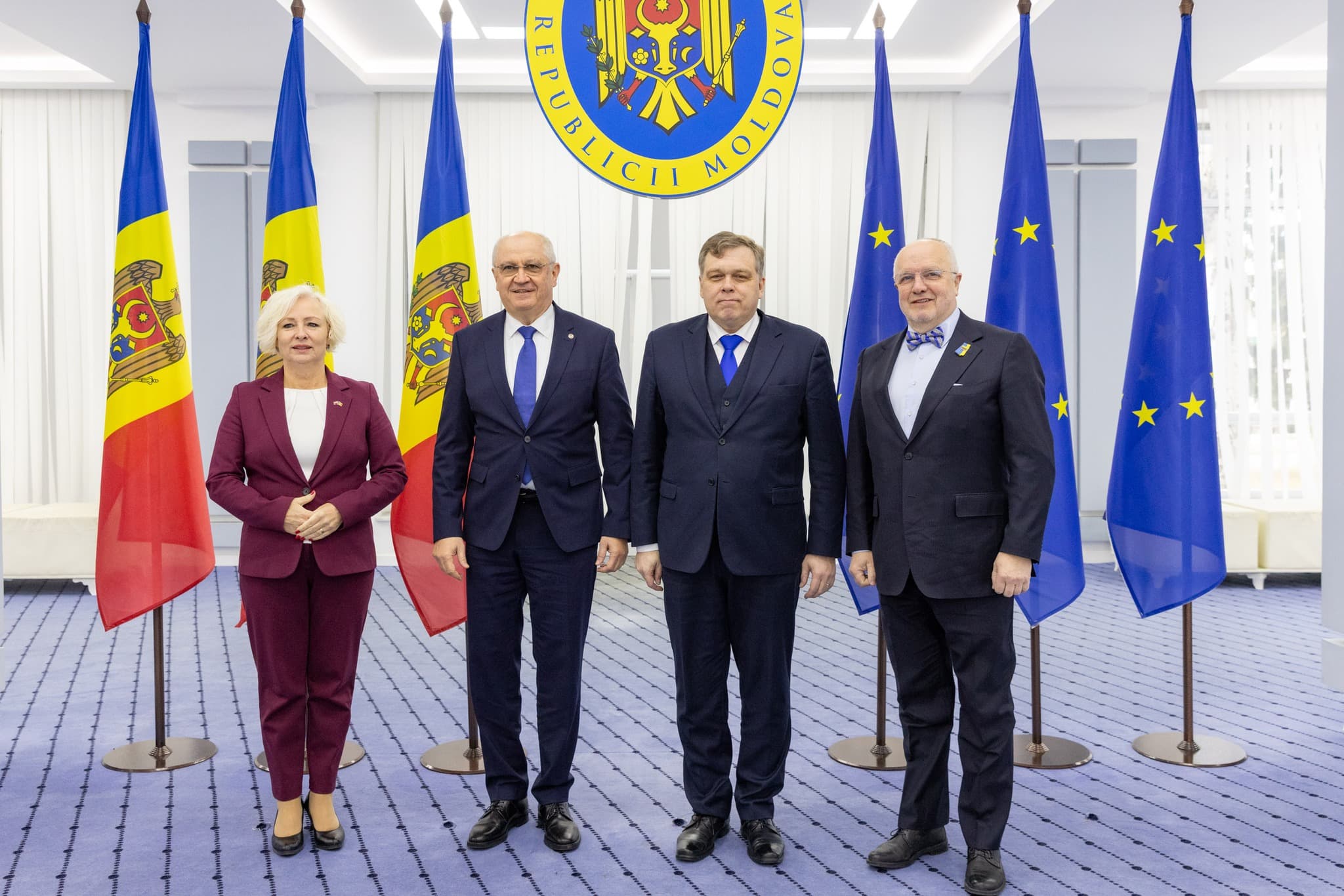 Alexandru Munteanu și Cristina Gherasimov, întrevederi cu speakerii statelor baltice: Viitorul R. Moldova este în marea familie europeană