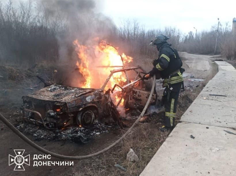 Trei angajaţi ai unei centrale termice din Sloviansk, ucişi într-un atac rus cu dronă în Doneţk