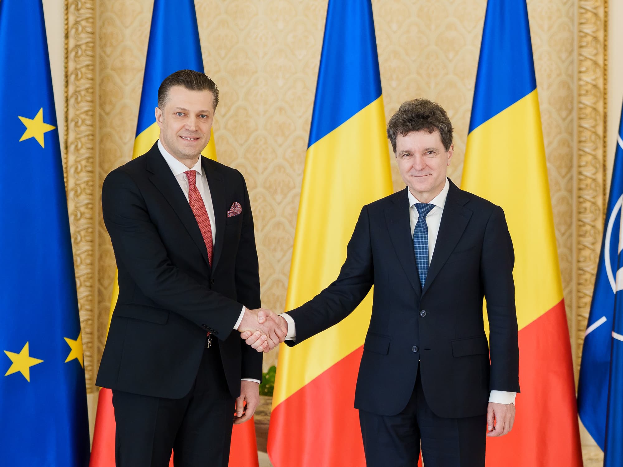 Ambasadorul Mihai Mîțu a prezentat scrisorile de acreditare președintelui României, Nicușor Dan