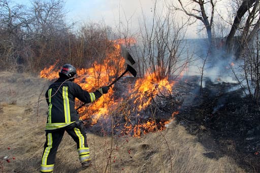 Incendii de vegetație în mai multe raioane. Peste 180 de hectare, mistuite de flăcări într-o singură zi
