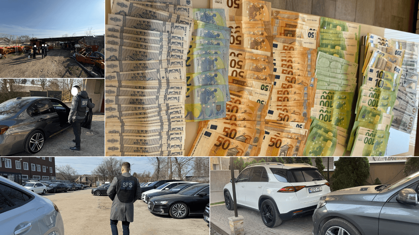 VIDEO // Percheziții la o firmă de închirieri auto din Chișinău: prejudiciu de circa 6 milioane de lei din impozite și TVA