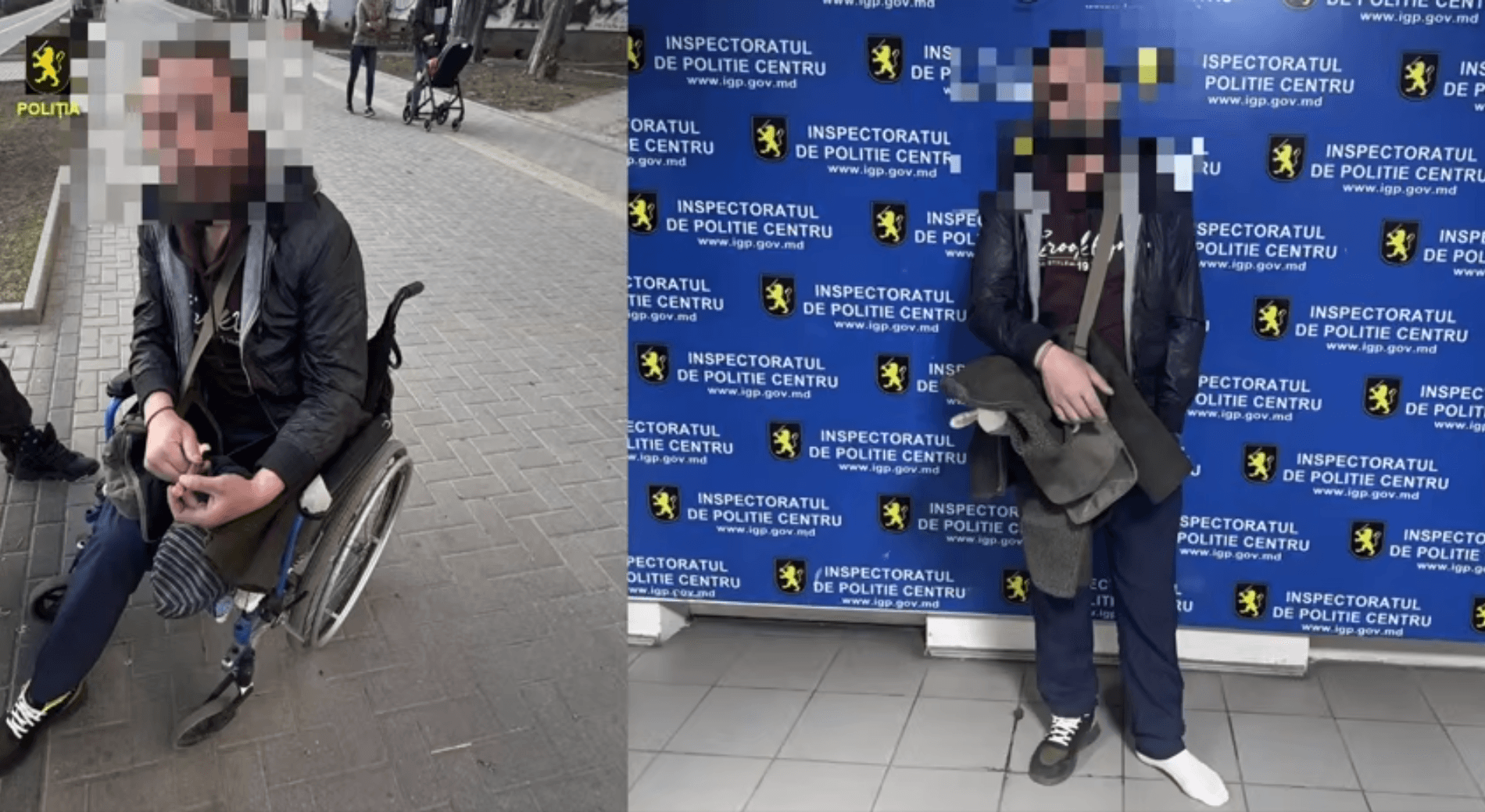 VIDEO // Vindecări miraculoase înainte de Paște. Doi cerșetori ”invalizi” au început să meargă, săltați de oamenii legii