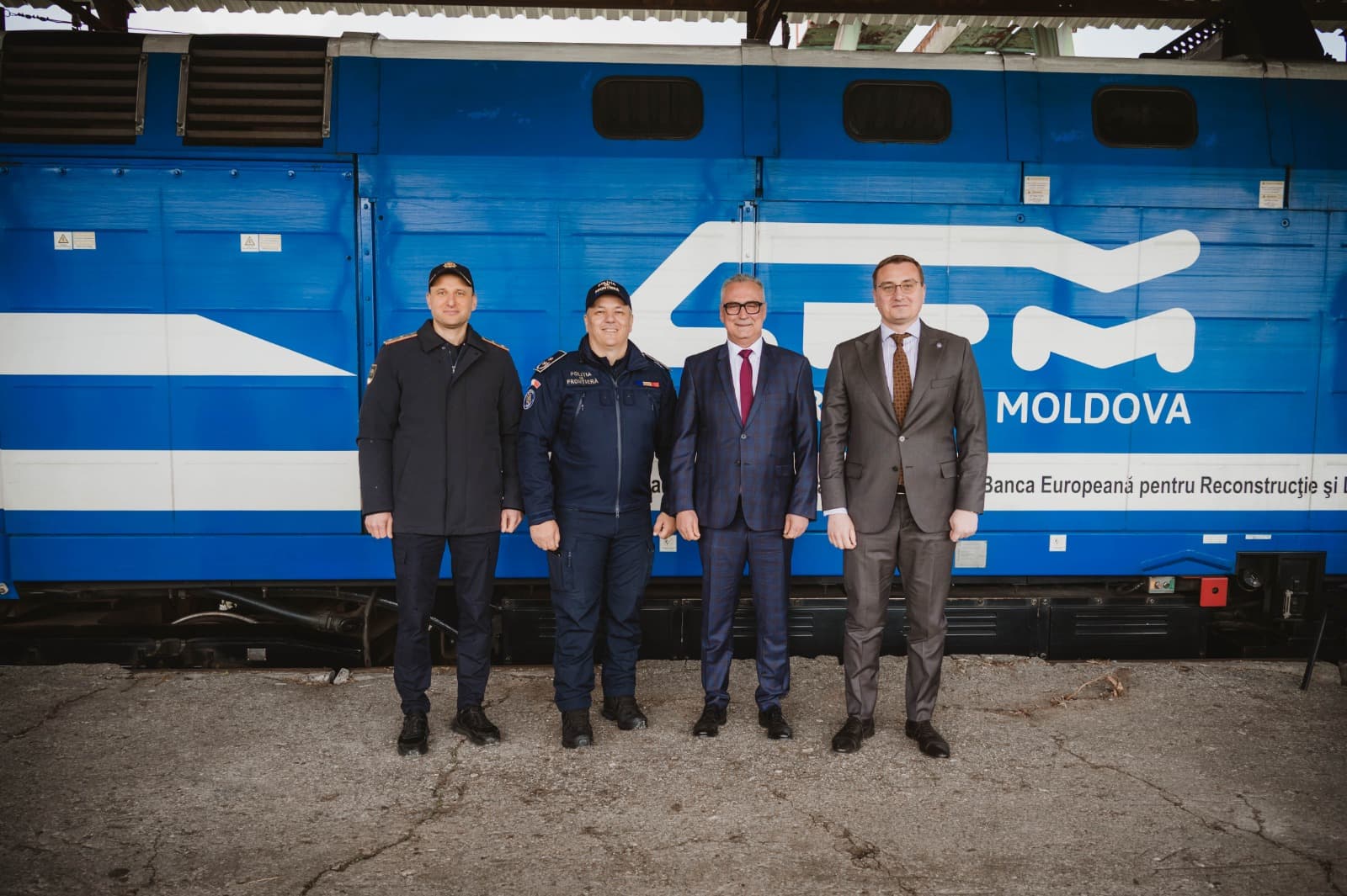 FOTO // R. Moldova și România - control comun la frontieră, pe segmentul feroviar Cantemir–Fălciu